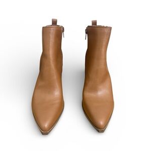 Indigo Tan Ankle Booties